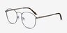 St Michel Frost Blue MétalMontures de lunettes de vue d'EyeBuyDirect, Vue d'Angle