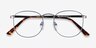 St Michel Frost Blue MétalMontures de lunettes de vue d'EyeBuyDirect, Vue Rapprochée