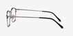 Cella Black MetalEyeglass Frames from EyeBuyDirect, Side View