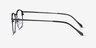 Cella Navy MetalEyeglass Frames from EyeBuyDirect, Side View