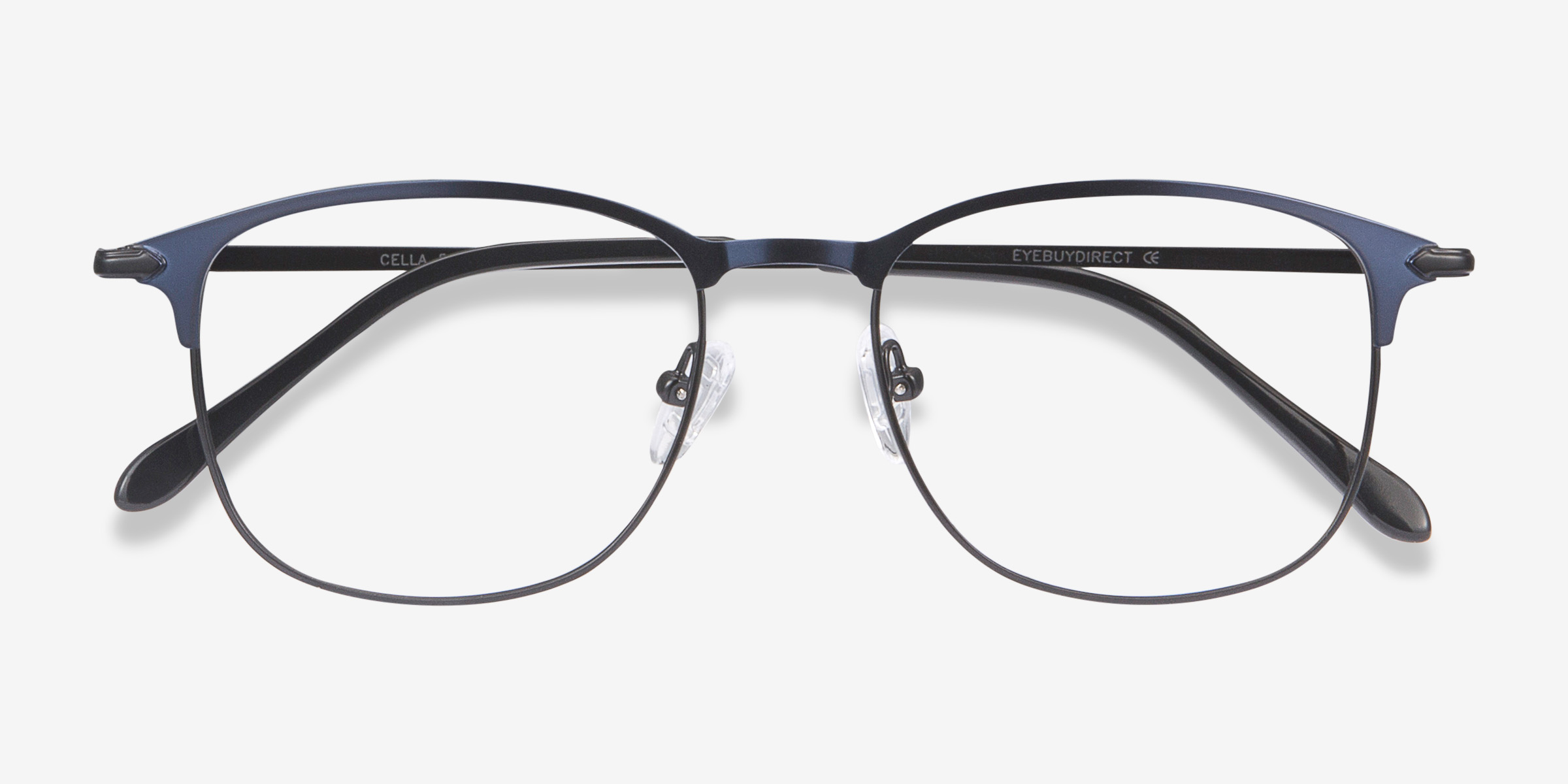 Cella Subtle Navy Frames With Sleek Detail Eyebuydirect