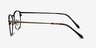 Cella Bronze MetalEyeglass Frames from EyeBuyDirect, Side View