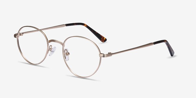 Izabel Golden MetalEyeglass Frames from EyeBuyDirect, Angle View