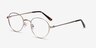Izabel Golden MetalEyeglass Frames from EyeBuyDirect, Angle View