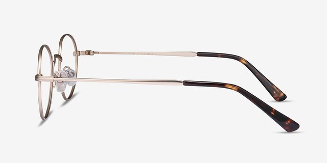 Izabel Golden MetalEyeglass Frames from EyeBuyDirect, Side View