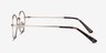 Izabel Golden MetalEyeglass Frames from EyeBuyDirect, Side View