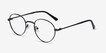 Izabel Black MetalEyeglass Frames from EyeBuyDirect, Angle View