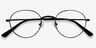Izabel Black MetalEyeglass Frames from EyeBuyDirect, Closed View