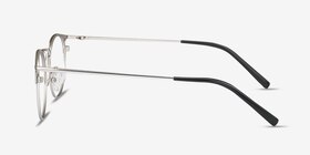 Veronica Round Black Silver Glasses for Women | Eyebuydirect
