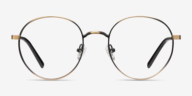 Nomad Bronze MétalMontures de lunettes de vue d'EyeBuyDirect, Vue de Face