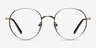 Nomad Bronze MétalMontures de lunettes de vue d'EyeBuyDirect, Vue de Face