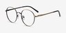 Nomad Bronze MétalMontures de lunettes de vue d'EyeBuyDirect, Vue d'Angle