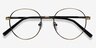 Nomad Bronze MétalMontures de lunettes de vue d'EyeBuyDirect, Vue Rapprochée