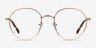 Nomad Rose Gold MetalEyeglass Frames from EyeBuyDirect, Front View