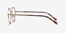 Nomad Rose Gold MetalEyeglass Frames from EyeBuyDirect, Side View