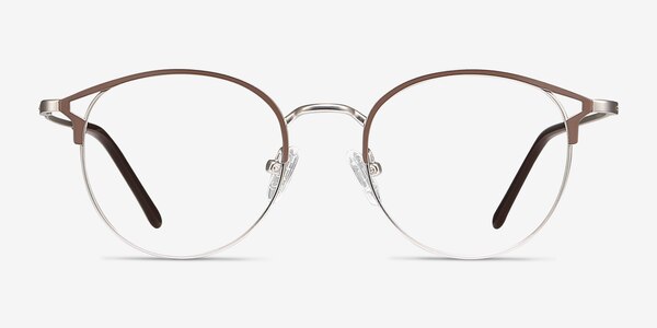Jive Brown Metal Eyeglass Frames