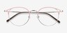 Jive Pink MetalEyeglass Frames from EyeBuyDirect, Closed View