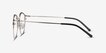 Jive Black & Silver MetalEyeglass Frames from EyeBuyDirect, Side View