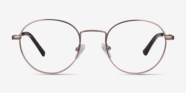Memento Rose Gold MetalEyeglass Frames from EyeBuyDirect, Front View