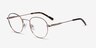 Memento Rose Gold MetalEyeglass Frames from EyeBuyDirect, Angle View