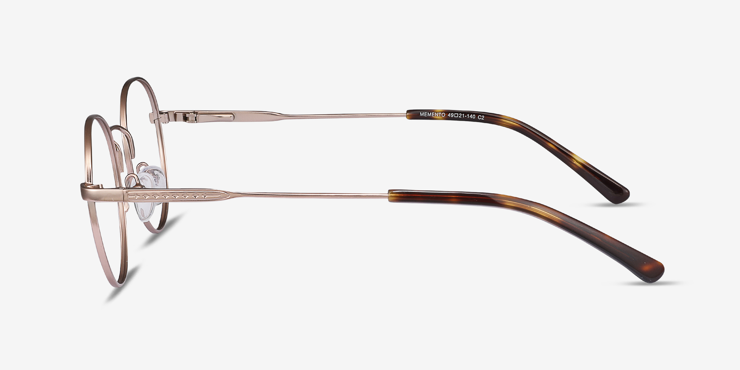 Memento Round Rose Gold Full Rim Eyeglasses | Eyebuydirect