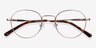 Memento Rose Gold MetalEyeglass Frames from EyeBuyDirect, Closed View