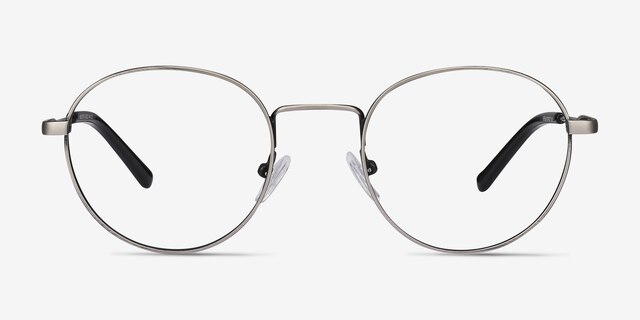 Memento Gunmetal MétalMontures de lunettes de vue d'EyeBuyDirect, Vue de Face