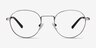 Memento Gunmetal MétalMontures de lunettes de vue d'EyeBuyDirect, Vue de Face