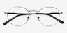 Memento Gunmetal MétalMontures de lunettes de vue d'EyeBuyDirect, Vue Rapprochée
