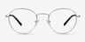 Memento Golden MetalEyeglass Frames from EyeBuyDirect, Front View