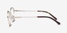Memento Golden MetalEyeglass Frames from EyeBuyDirect, Side View