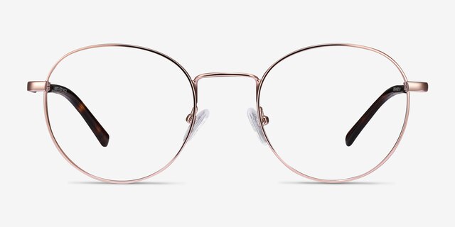 Memento Rose Gold MetalEyeglass Frames from EyeBuyDirect, Front View