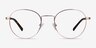Memento Rose Gold MetalEyeglass Frames from EyeBuyDirect, Front View