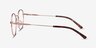 Memento Rose Gold MetalEyeglass Frames from EyeBuyDirect, Side View