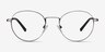 Memento Gunmetal MetalEyeglass Frames from EyeBuyDirect, Front View