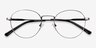 Memento Gunmetal MetalEyeglass Frames from EyeBuyDirect, Closed View