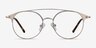 Cosine Rose Gold MetalEyeglass Frames from EyeBuyDirect, Front View