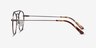 Chariot Gunmetal MetalEyeglass Frames from EyeBuyDirect, Side View