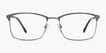 Signal Green MetalEyeglass Frames from EyeBuyDirect, Front View