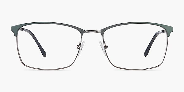 Signal Green Metal Eyeglass Frames