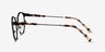 Bravo Black MetalEyeglass Frames from EyeBuyDirect, Side View