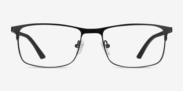 Wit Black Metal Eyeglass Frames