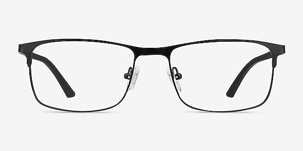 Wit Black Metal Eyeglass Frames
