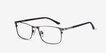 Wit Gunmetal MetalEyeglass Frames from EyeBuyDirect, Angle View