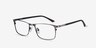 Wit Gunmetal MetalEyeglass Frames from EyeBuyDirect, Angle View