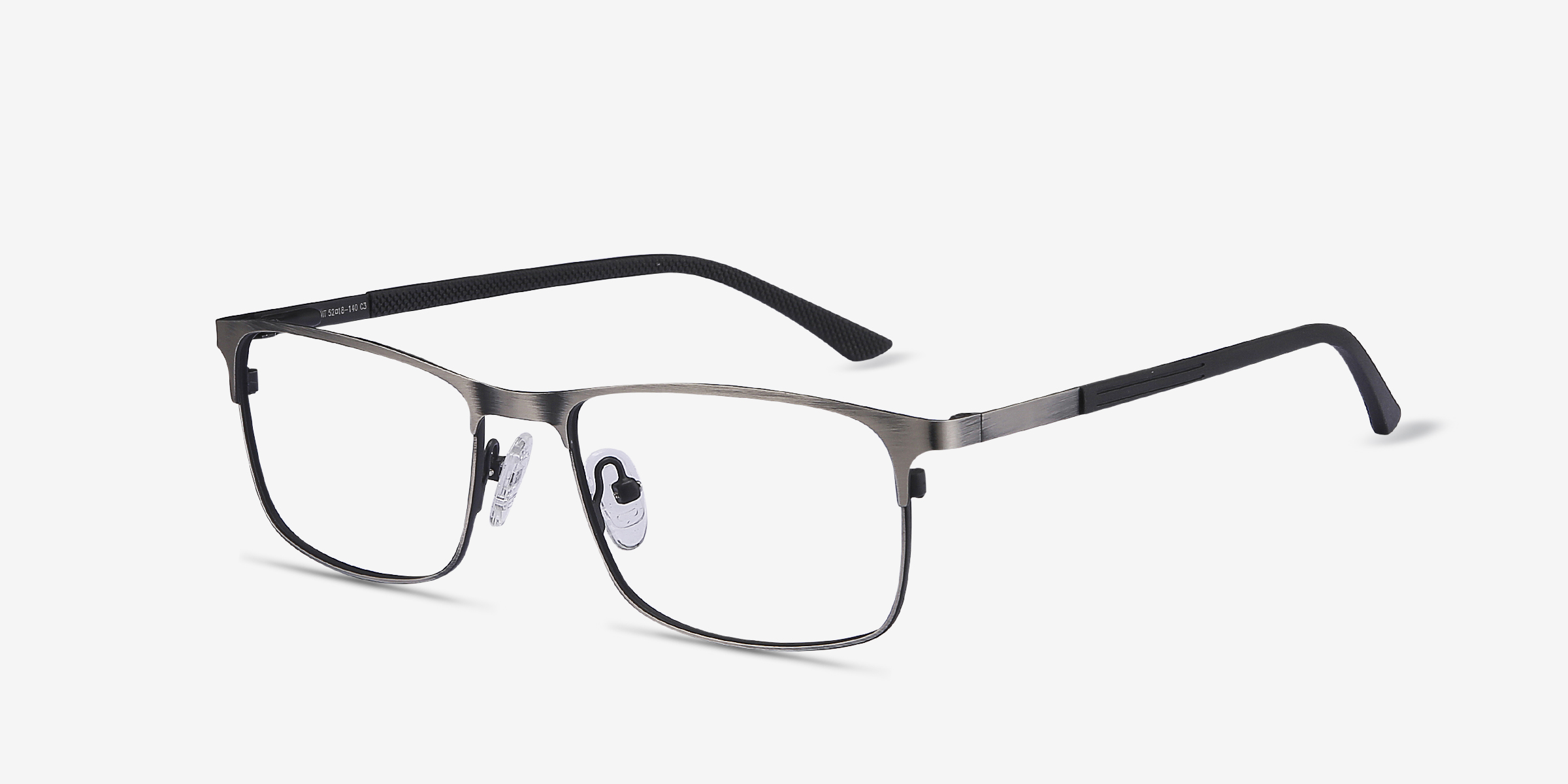 Wit Rectangle Gunmetal Full Rim Eyeglasses Eyebuydirect Canada
