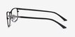 Wit Gunmetal MetalEyeglass Frames from EyeBuyDirect, Side View