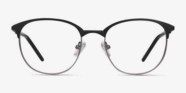 Perceive Black Gunmetal Metal Eyeglass Frames