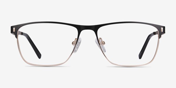 Media Noir Métal Montures de lunettes de vue
