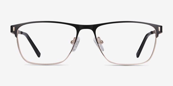 Media Black Metal Eyeglass Frames from EyeBuyDirect